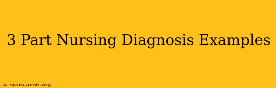 3 Part Nursing Diagnosis Examples