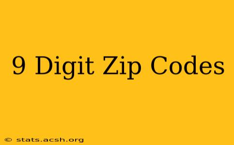 9 Digit Zip Codes