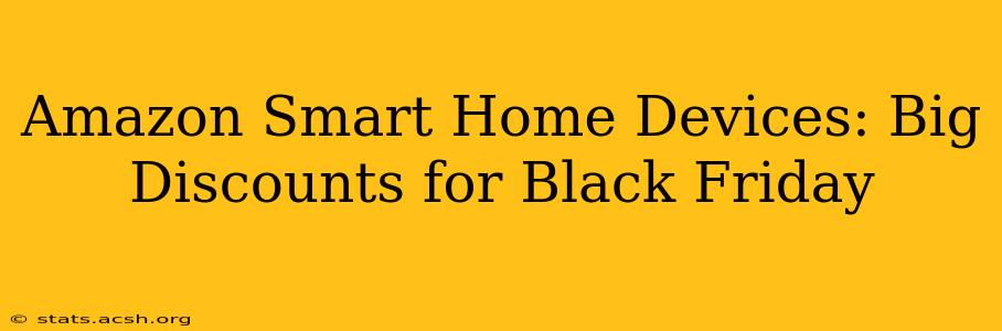 Amazon Smart Home Devices: Big Discounts for Black Friday