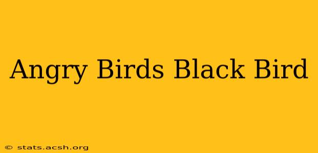 Angry Birds Black Bird