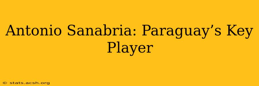 Antonio Sanabria: Paraguay’s Key Player