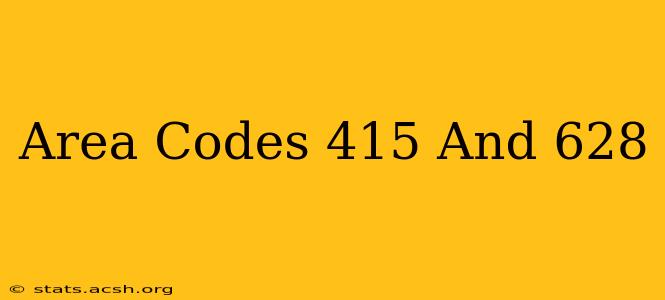 Area Codes 415 And 628