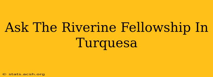 Ask The Riverine Fellowship In Turquesa