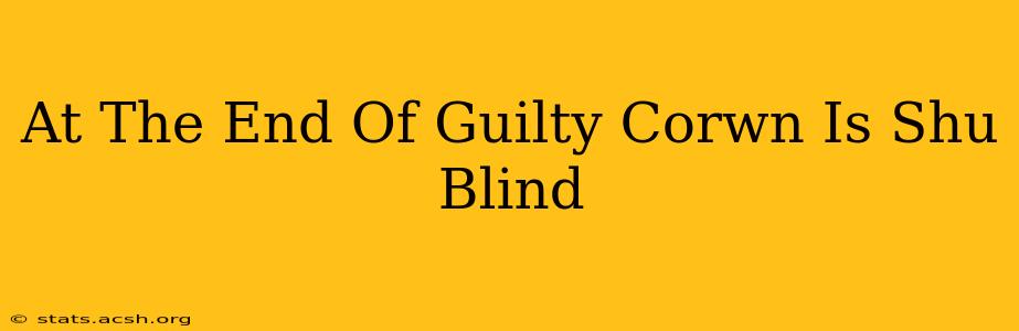 At The End Of Guilty Corwn Is Shu Blind