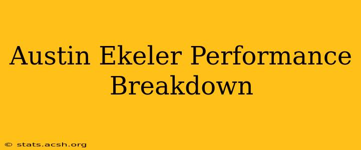 Austin Ekeler Performance Breakdown