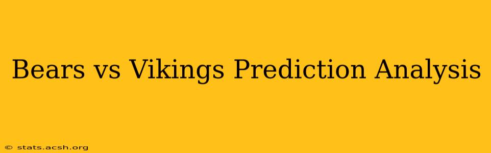 Bears vs Vikings Prediction Analysis