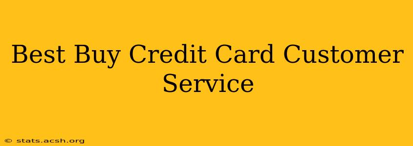 Best Buy Credit Card Customer Service