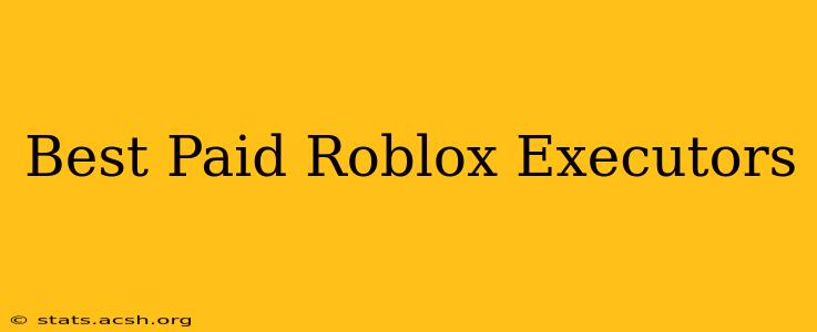 Best Paid Roblox Executors