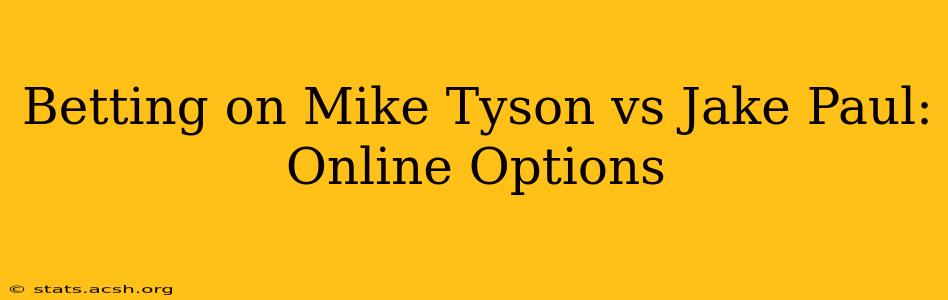 Betting on Mike Tyson vs Jake Paul: Online Options