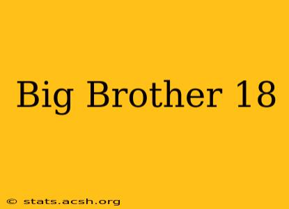 Big Brother 18