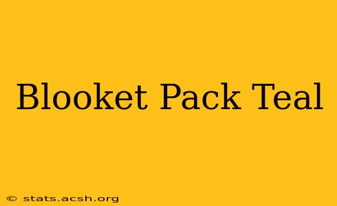 Blooket Pack Teal