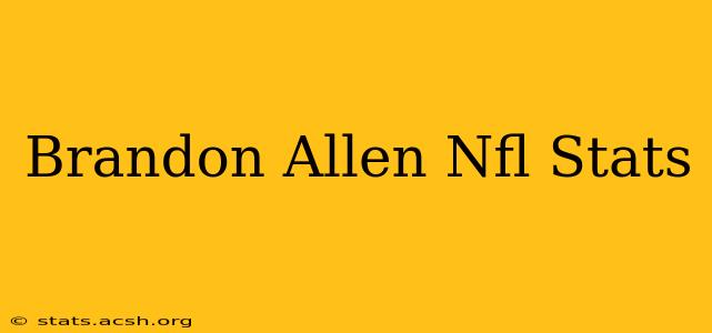 Brandon Allen Nfl Stats