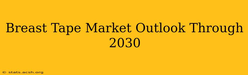 Breast Tape Market Outlook Through 2030