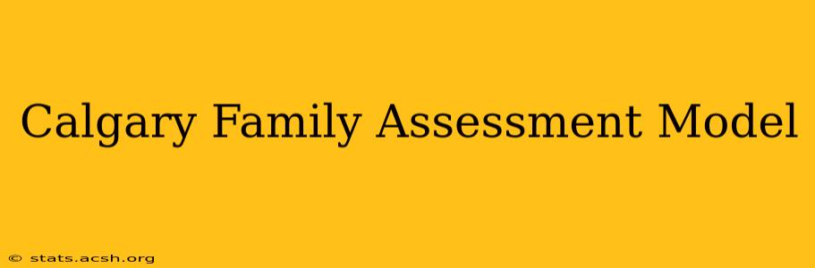 Calgary Family Assessment Model