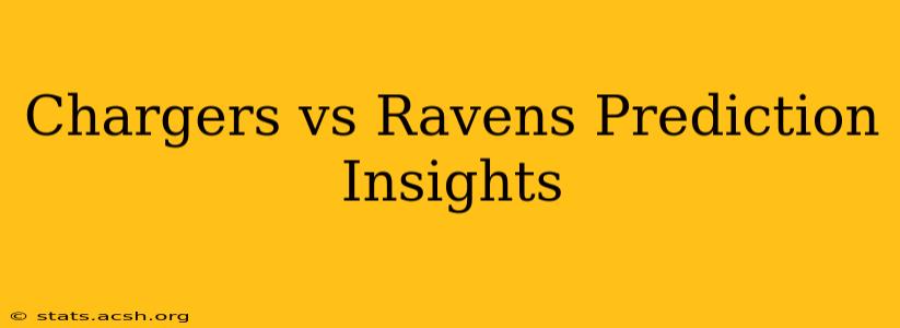 Chargers vs Ravens Prediction Insights