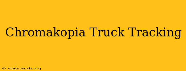 Chromakopia Truck Tracking