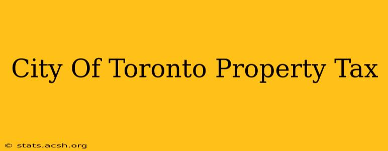 City Of Toronto Property Tax