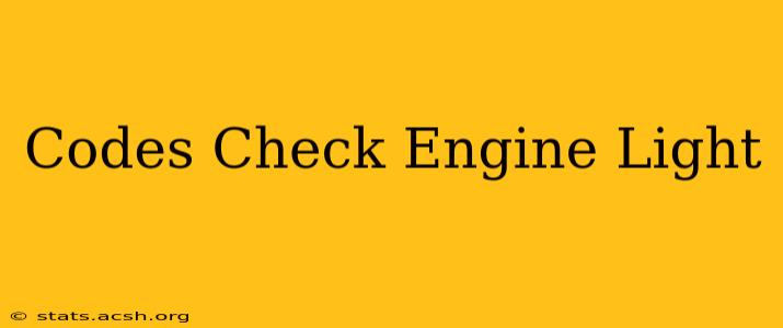 Codes Check Engine Light