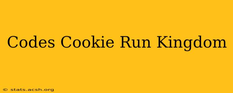 Codes Cookie Run Kingdom