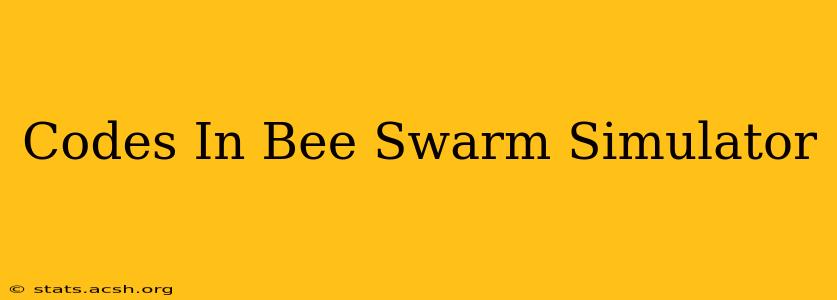 Codes In Bee Swarm Simulator