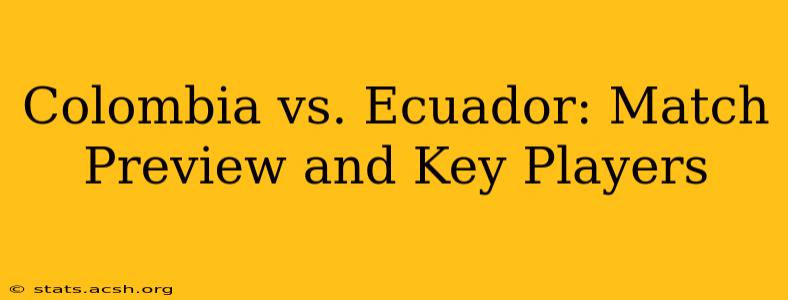 Colombia vs. Ecuador: Match Preview and Key Players