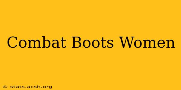 Combat Boots Women