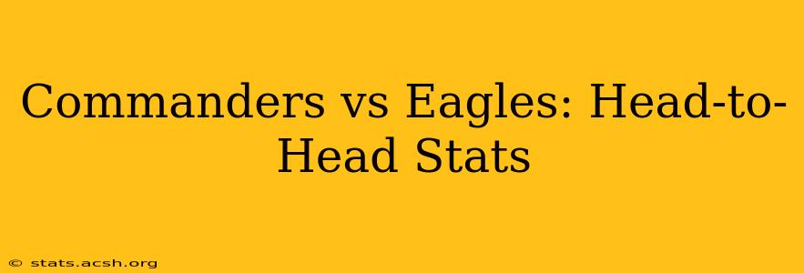 Commanders vs Eagles: Head-to-Head Stats