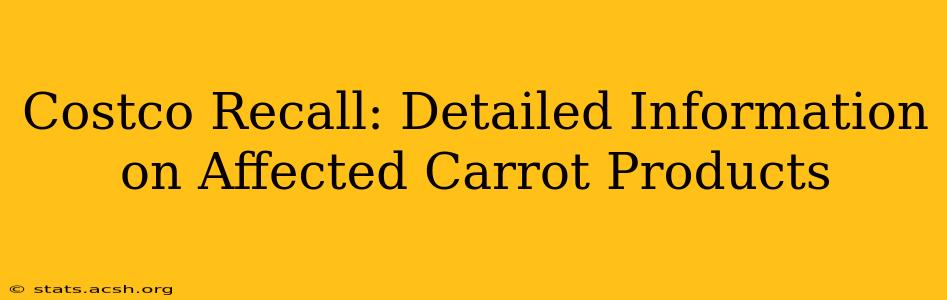 Costco Recall: Detailed Information on Affected Carrot Products