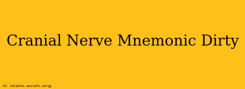 Cranial Nerve Mnemonic Dirty