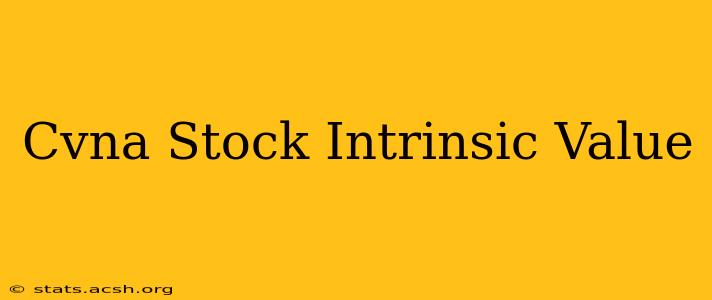 Cvna Stock Intrinsic Value