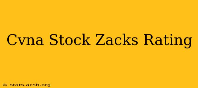 Cvna Stock Zacks Rating