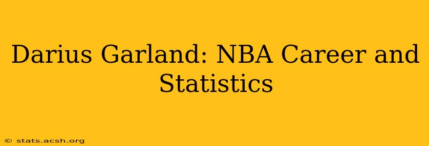 Darius Garland: NBA Career and Statistics