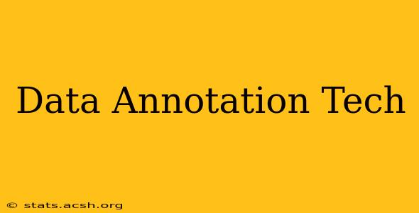 Data Annotation Tech