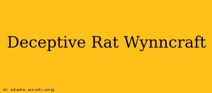 Deceptive Rat Wynncraft