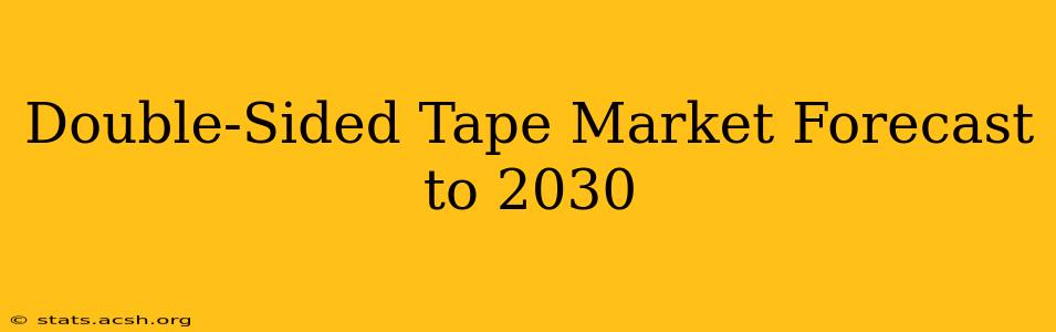 Double-Sided Tape Market Forecast to 2030