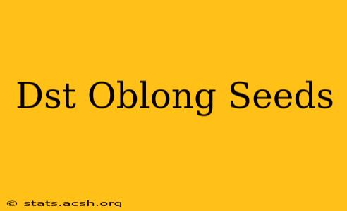 Dst Oblong Seeds