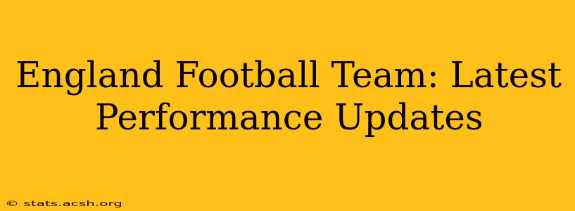 England Football Team: Latest Performance Updates