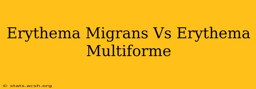 Erythema Migrans Vs Erythema Multiforme