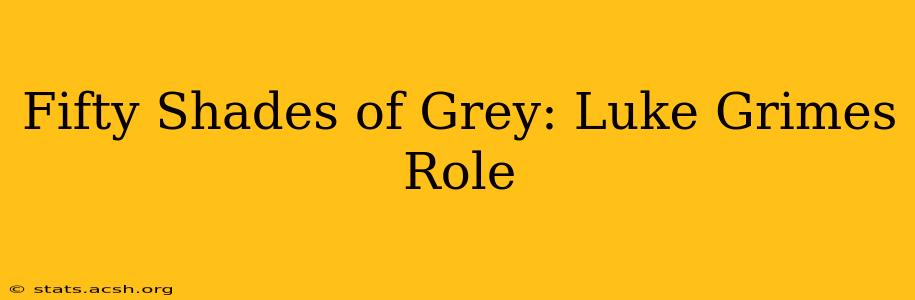 Fifty Shades of Grey: Luke Grimes Role