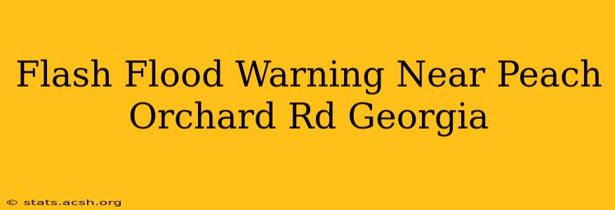 Flash Flood Warning Near Peach Orchard Rd Georgia