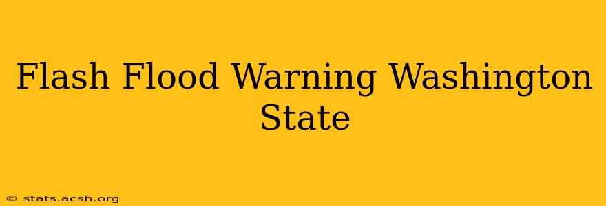 Flash Flood Warning Washington State