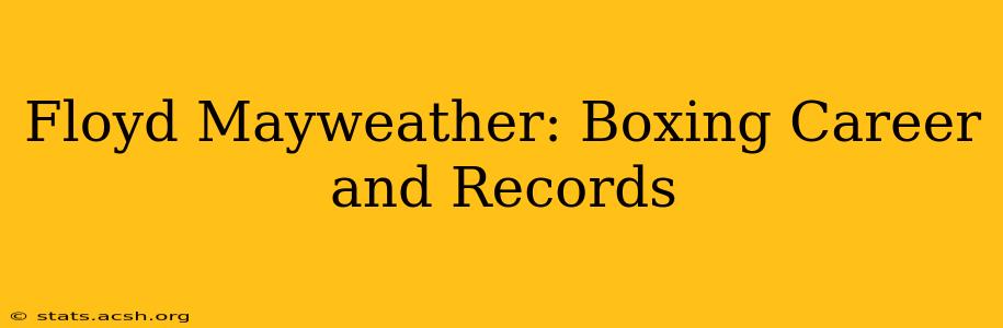 Floyd Mayweather: Boxing Career and Records