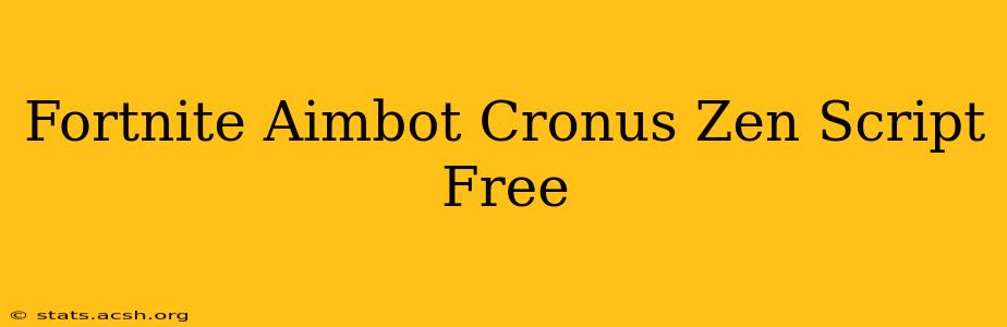 Fortnite Aimbot Cronus Zen Script Free