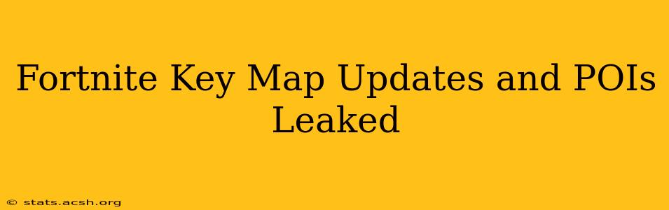 Fortnite Key Map Updates and POIs Leaked