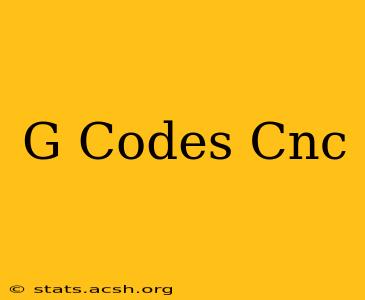 G Codes Cnc