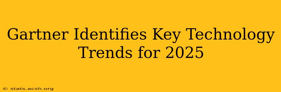 Gartner Identifies Key Technology Trends for 2025