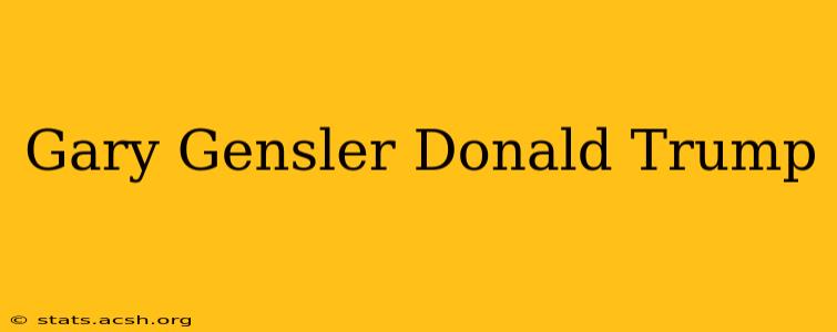 Gary Gensler Donald Trump