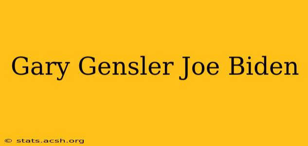 Gary Gensler Joe Biden