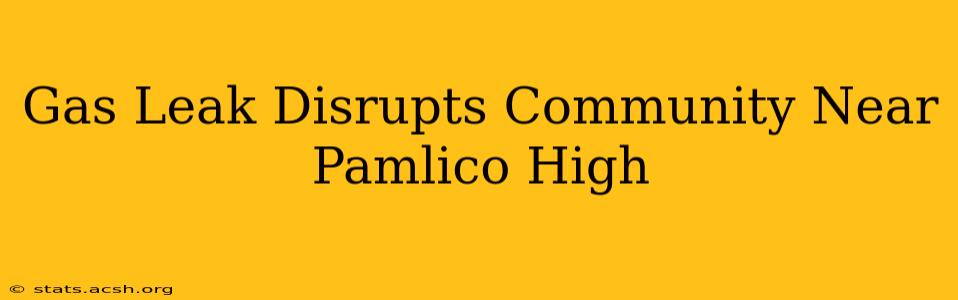 Gas Leak Disrupts Community Near Pamlico High