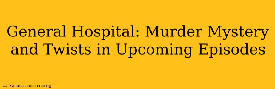 General Hospital: Murder Mystery and Twists in Upcoming Episodes